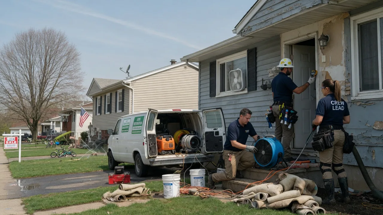 Flood Cleanup in Oswego, IL near me