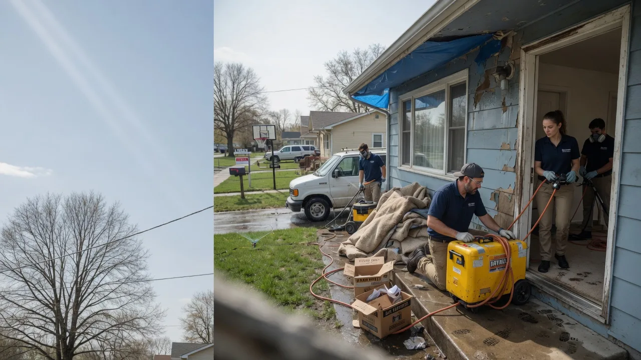 Basement Flood Cleanup in Oswego, IL near me